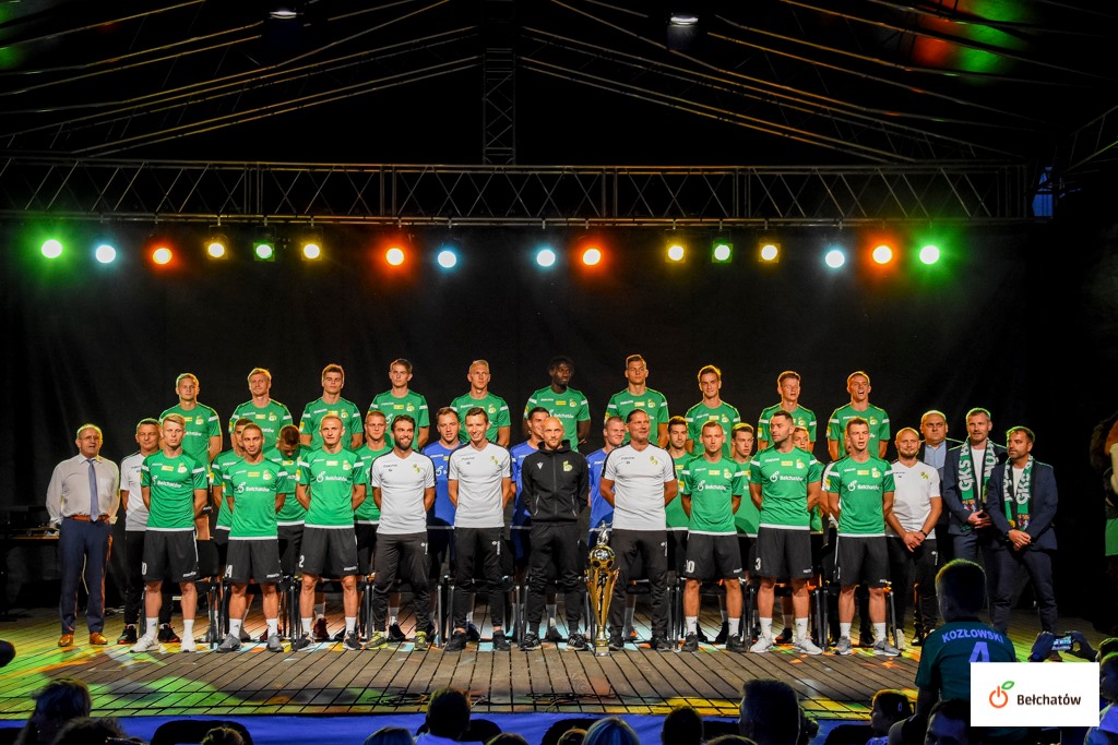 Na zakończenie piknku zaprezentował się pierwszy skład GKS Bełchatów na sezon 2019/2020