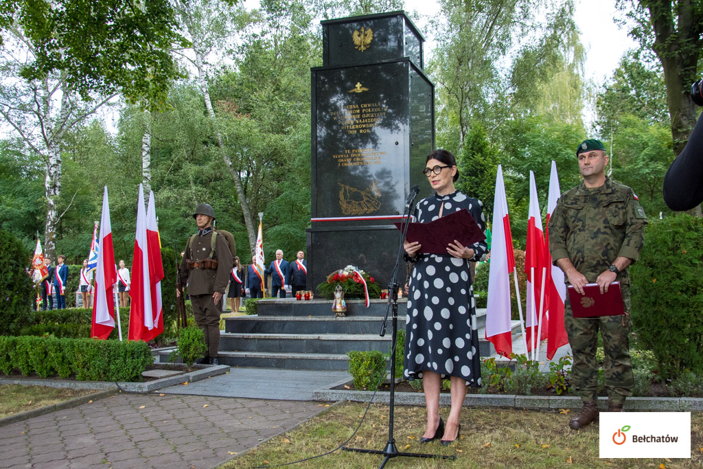 Prezydent Mariola Czechowska podziękowała wszystkim za obecnośc i pomoc w organizacji uroczystości 